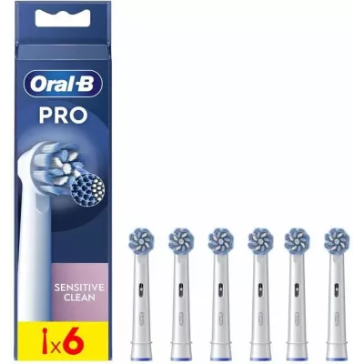 Oral-B Pro Sensitive Clean 6 pièce(s) Blanc