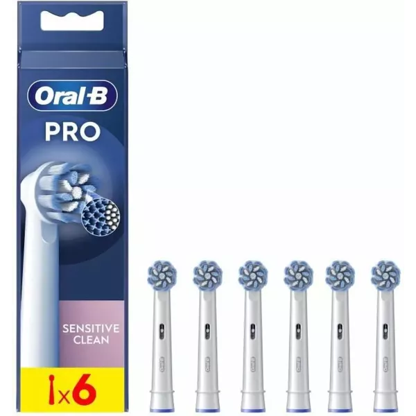 Oral-B Pro Sensitive Clean 6 pièce(s) Blanc