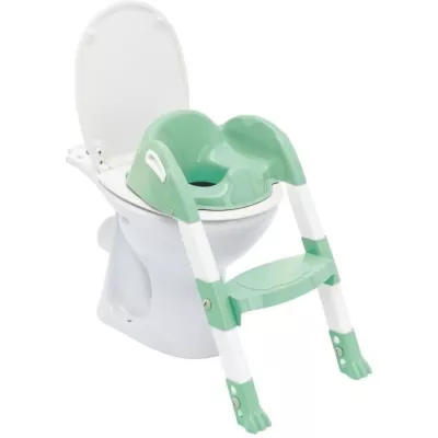 Réducteur WC - THERMOBABY - KIDDYLOO - Vert Céladon - Ajustable