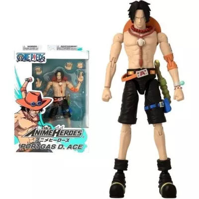 Bandai - Anime Heroes - One Piece - Portgas D. Ace Figure 17 cm - 3693