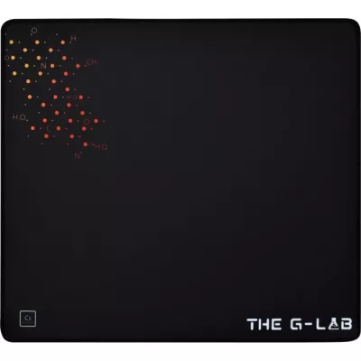 Tapis de Souris XL The G-Lab PAD CAESIUM Noir - 450x400x4mm