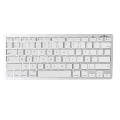 Clavier Filaire BLUESTORK MINI MAC Compact Blanc - Compatible Mac