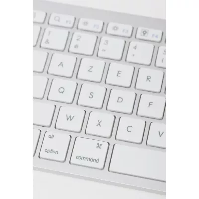 Clavier Filaire BLUESTORK MINI MAC Compact Blanc - Compatible Mac