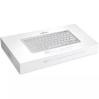 Clavier Filaire BLUESTORK MINI MAC Compact Blanc - Compatible Mac