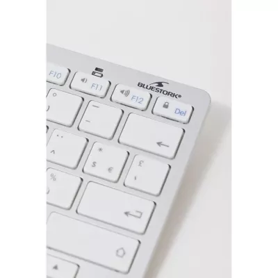 Clavier Filaire BLUESTORK MINI MAC Compact Blanc - Compatible Mac