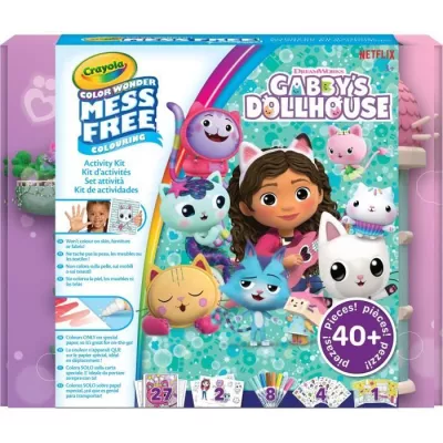 Coloriage - CRAYOLA - Color Wonder Activity Kit Gabby's Dollhouse - Co