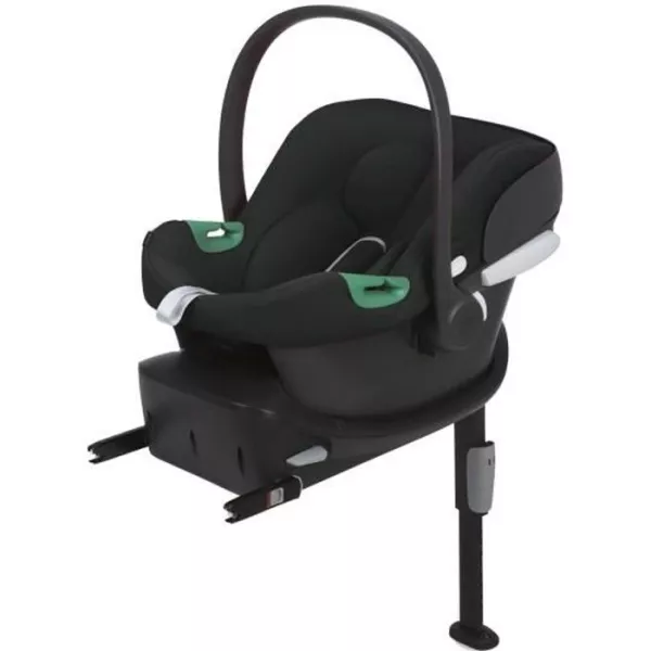 Siege auto CYBEX Aton B2 i-Size + Base One - Groupe 0+ - Isofix - Volcano Black