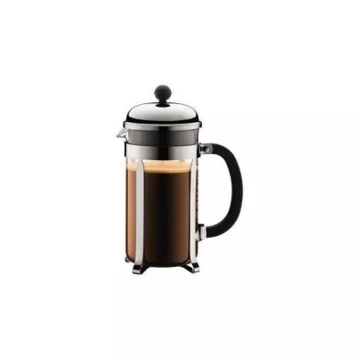 Cafetière à piston BODUM CHAMBORD, 8 tasses, acier inox