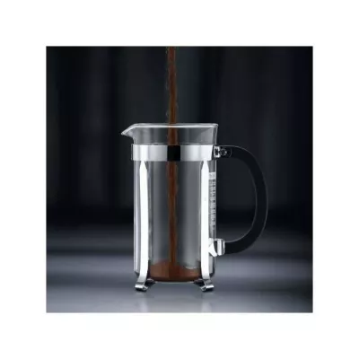 Cafetière à piston BODUM CHAMBORD, 8 tasses, acier inox