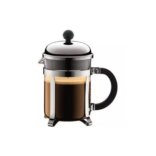 CHAMBORD - Cafetiere a piston BODUM , 4 tasses, 0.5 l, acier inox