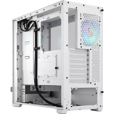 Boîtier PC - FRACTAL DESIGN - Pop Air RGB White TG - Blanc (FD-C-POR1