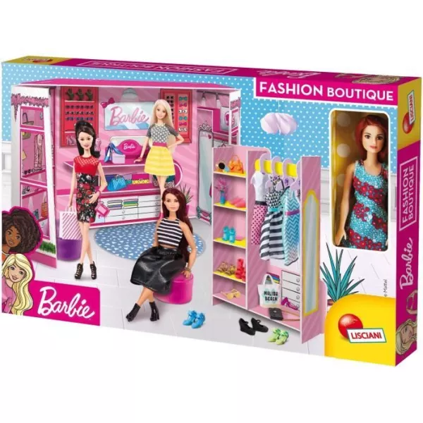 Barbie eco responsible fashion shop - Fashion boutique Barbie - rigid cardboard with Barbie stern - NAICSI