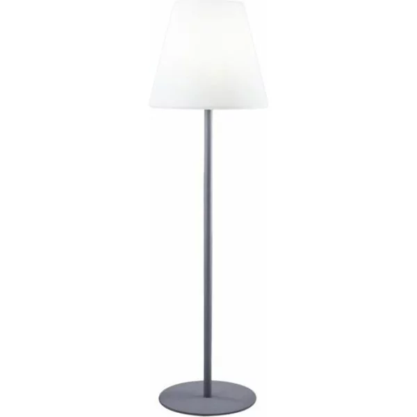 Lampadaire lumineux extérieur - LUMISKY - 150cm - Acier et polyéthylene - Blanc froid