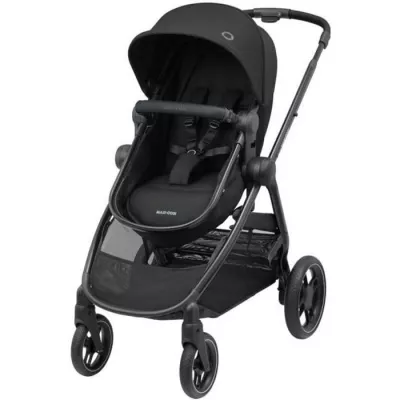 MAXI-COSI Poussette 2 en 1 Zelia 3, nacelle intégrée, 4 roues, Essen