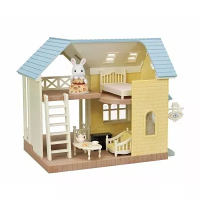 Coffret Le cottage au toit bleu - SYLVANIAN FAMILIES - 5671 - Pour Enf