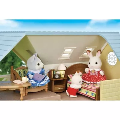 Coffret Le cottage au toit bleu - SYLVANIAN FAMILIES - 5671 - Pour Enf