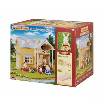 Coffret Le cottage au toit bleu - SYLVANIAN FAMILIES - 5671 - Pour Enf