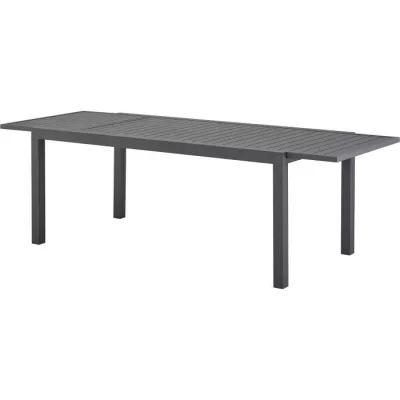 Table de jardin extensible 6 a 8 personnes - Structure et plateau en a