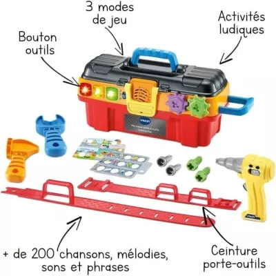 VTECH - 1,2,3 Imitate-Me - My Super Box has Interactive Tools