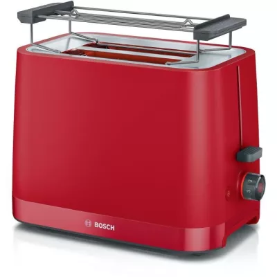 Toaster - BOSCH - TAT3M124 MyMoment - Matte red - 2 slices - centrag