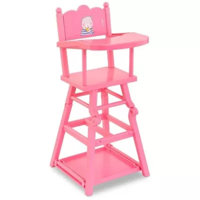 High chair for children 36 and 42cm - Corolle - 2 in 1 - Multicolored