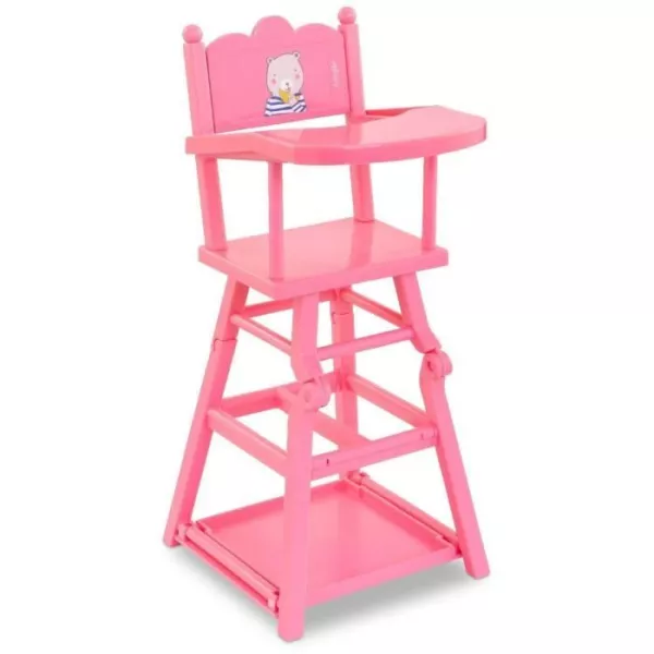 High chair for children 36 and 42cm - Corolle - 2 in 1 - Multicolored