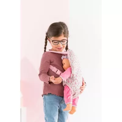 Flowered baby carrier for children 36 and 42cm - Corolle