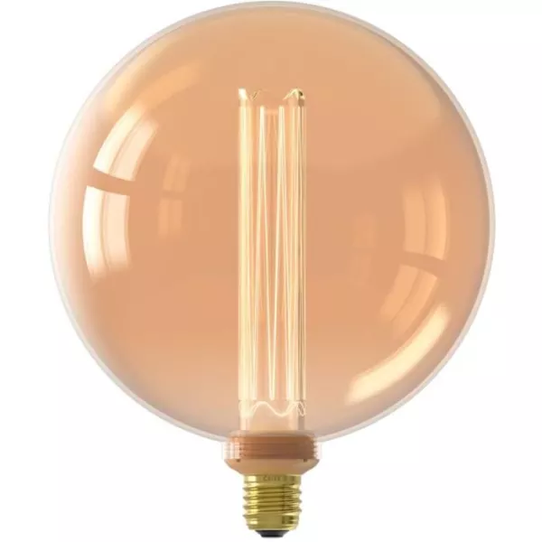 Ampoule LED E27 - CALEX - Royal Kalmar - Filament - 3,5 W - 150 lm - 1800 K - Intensité variable - Or blanc chaud