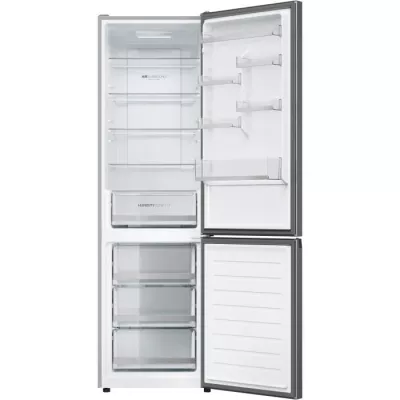 Réfrigérateur Combiné - HAIER HDW1620DNPK - Classe D - 377 L - 200 x 59,5 x 65,9 cm - Effet Inox