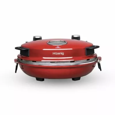 HKoeNIG NAPL350 - Four a Pizza Napoletana - Jusqu'a 350°C - 32 cm - 1200 W - Minuteur