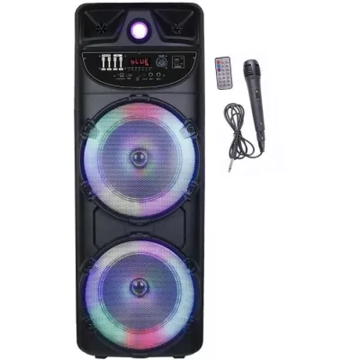 Enceinte lumineuse karaoké - INOVALLEY - MS02-XXL-N - Bluetooth 5.0 - 1000W