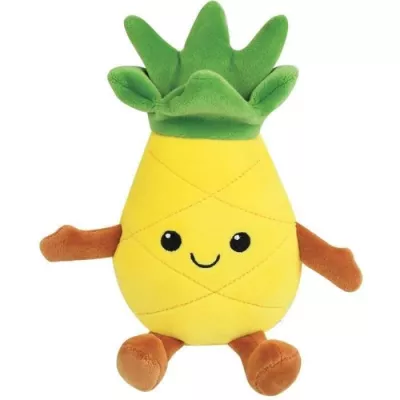 JEMINI Fruity 's cagette de 6 peluches toutes douces fruits et légumes +/- 17 cm