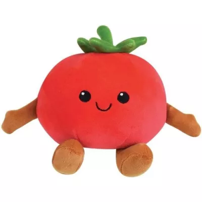 JEMINI Fruity 's cagette de 6 peluches toutes douces fruits et légumes +/- 17 cm