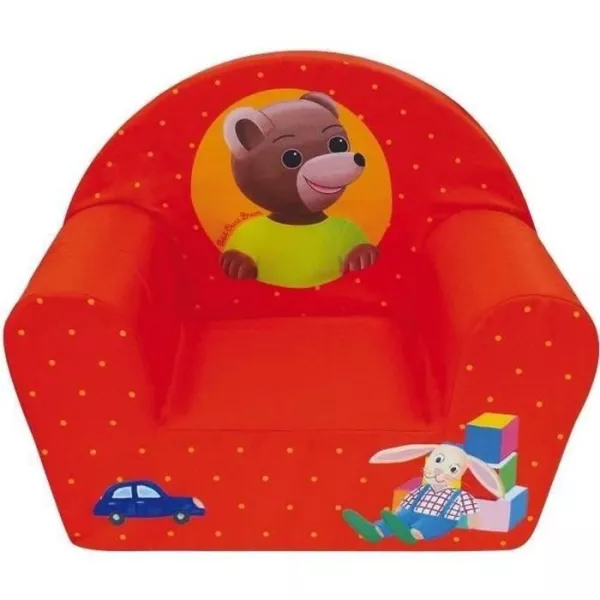 Baby Brown Little Bear Foam Club Chair - Fun House