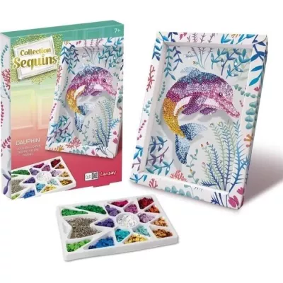 Jeu de création - LANSAY - 20326 - Collection Sequins Dauphin