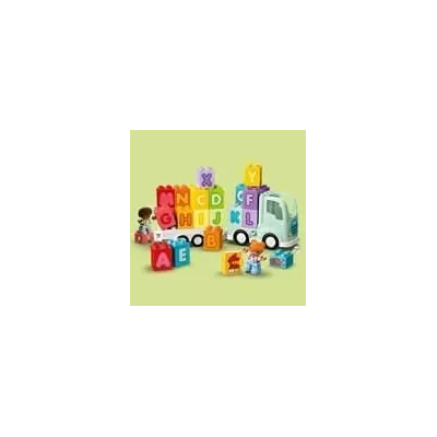 LEGO 10421 DUPLO My City Le Camion de l'Alphabet, Toy d'Apprentissage de l'Alphabet pour Enfants Des 2 Ans