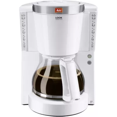 MELITTA Cafétiere Look IV Selection 1011-03 White/Brushed Steel