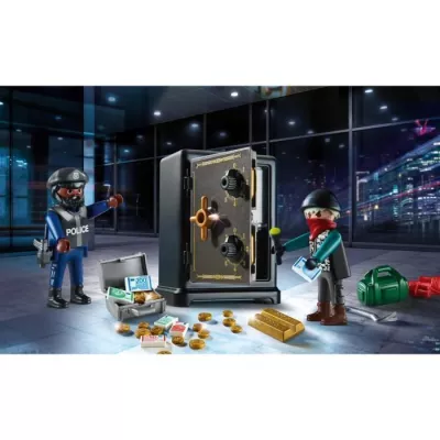 PLAYMOBIL - 70908 - Starter Pack Police burglar safe