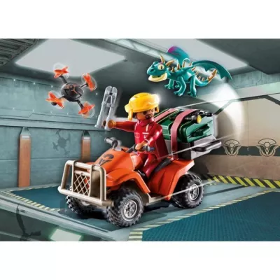 PLAYMOBIL - 71085 - Dragons Nine Realms: Icaris Quad - Multicolor - For Child 4 years and older