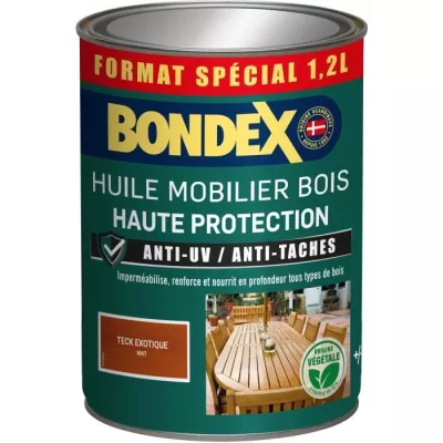 Oil furniture teak - BONDEX - 441377 - Mat - 1.2 L