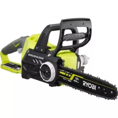 RYOBI - Tronçonneuse 18V ONE+ - Brushless- guide 30 cm - 10 m/s - tendeur sans outil - vendue sans batterie ni chargeur - OCS18