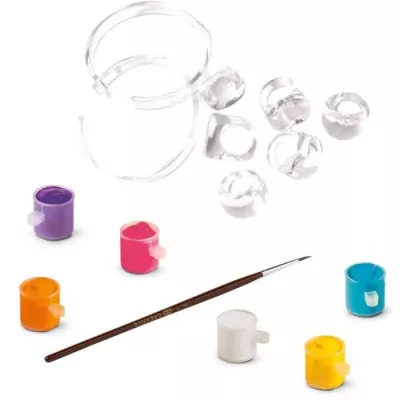 Rings and bracelets - SES CREATIVE - Contains paint, brush, 5 rings and 2 bracelets