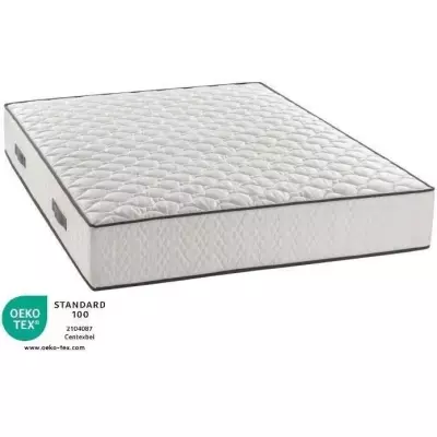 Matelas 140x190 cm - 580 ressorts ensachés - Confort 7 zones - 24 cm - DEKO DREAM