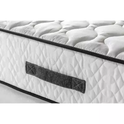 Matelas 140x190 cm - 580 ressorts ensachés - Confort 7 zones - 24 cm - DEKO DREAM