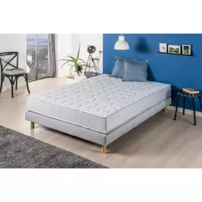 Matelas 140x190 cm - Ressorts ensachés - Confort 5 zones - Ferme - DEKO DREAM