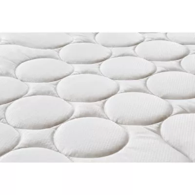 Ensemble Matelas + sommier 140x190 cm - 580 Ressorts ensachés - 5 zones de confort - 19 cm - Ferme - DEKO DREAM Springmax