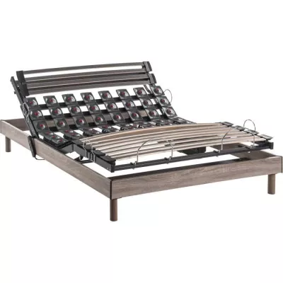 Ensemble matelas + sommier relaxation électrique ERGO 6 Physiomax - 140x200 cm - DEKO DREAM