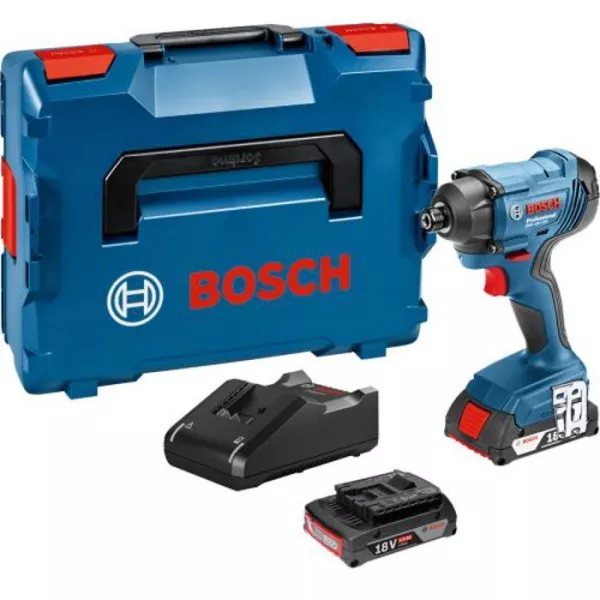 BOSCH PROFESSIONAL Cordless impact driver 18V GDR 18V-160, 2 beater 2,0 Ah, L-BOXX