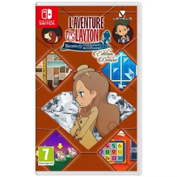 L'Aventure Layton: Katrielle et la Conspiration des Millionnaires - Édition Deluxe • Jeu Nintendo Switch