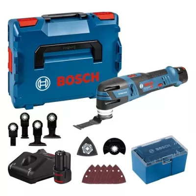 Découpeur-ponceur Bosch Professional GOP 12V-28 + Accessoires - Performant et Compact